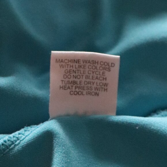 Aerion Base Layer Activewear Large Blue Horse Stretch Long Sleeve Layering Top - Picture 10 of 10